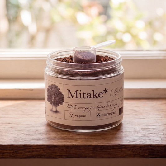 Maitake en Polvo · Hongo Danzante Medicinal · 90g · 100% Cuerpo Fructífero