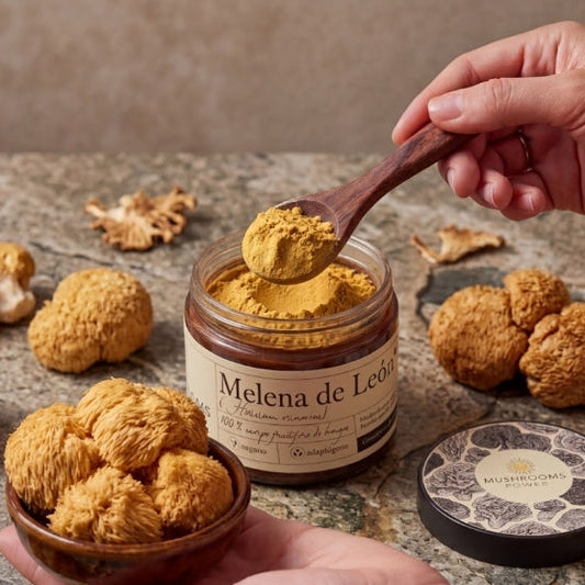 Melena de León en Polvo · Hericium erinaceus · Enfoque y Memoria Natural · 90g